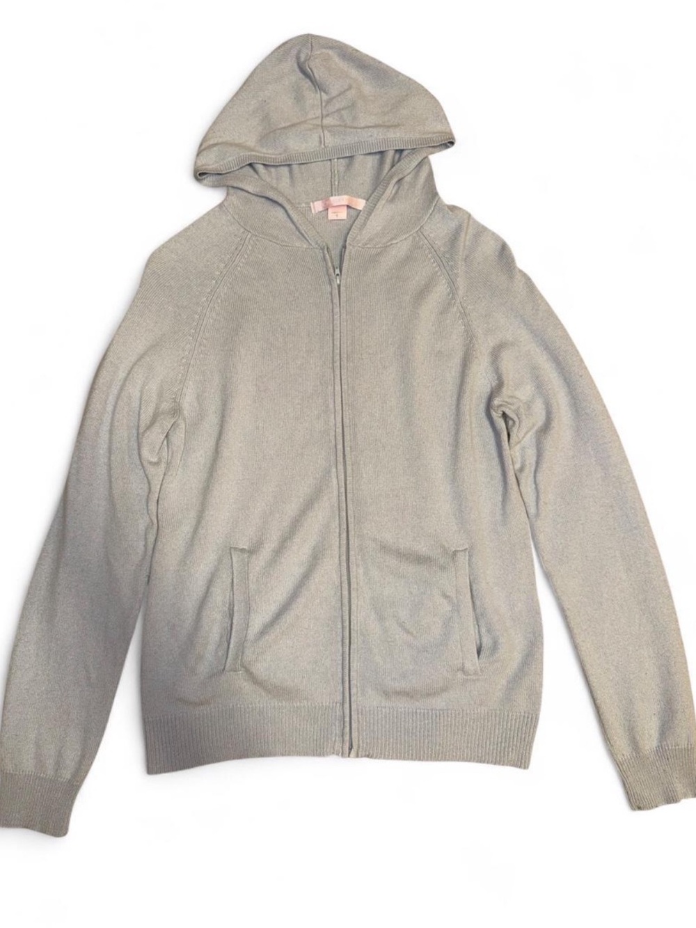 Victoria's Secret Light Blue Hooded Zip Sweater